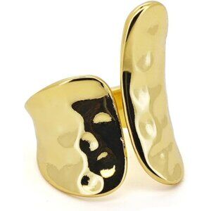 Women Athena's Justice Ring Big Freshwater Pearl Hypoallergenic Look Luxury